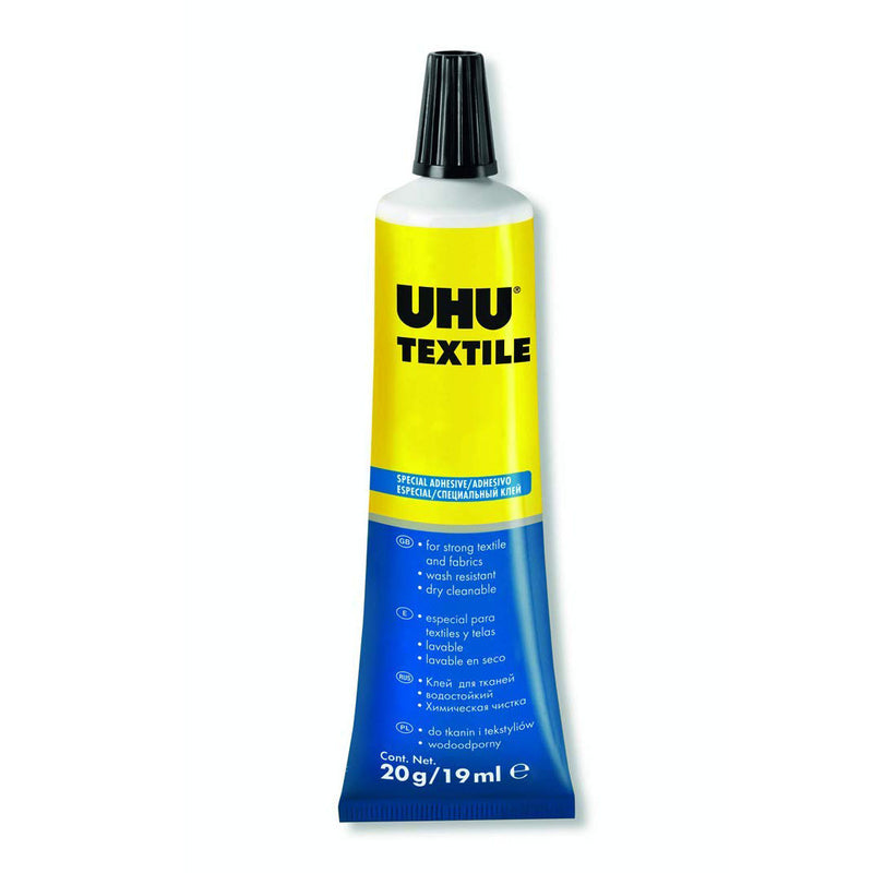 UHU textile solvent free fabric glue 19ml