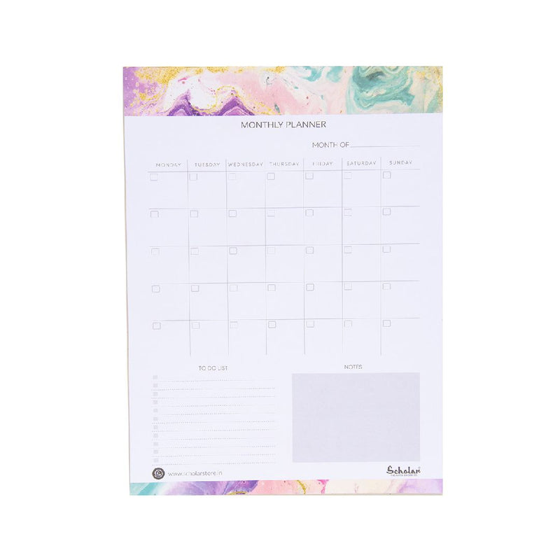 Scholar Monthly Planner A4 - MPL4V