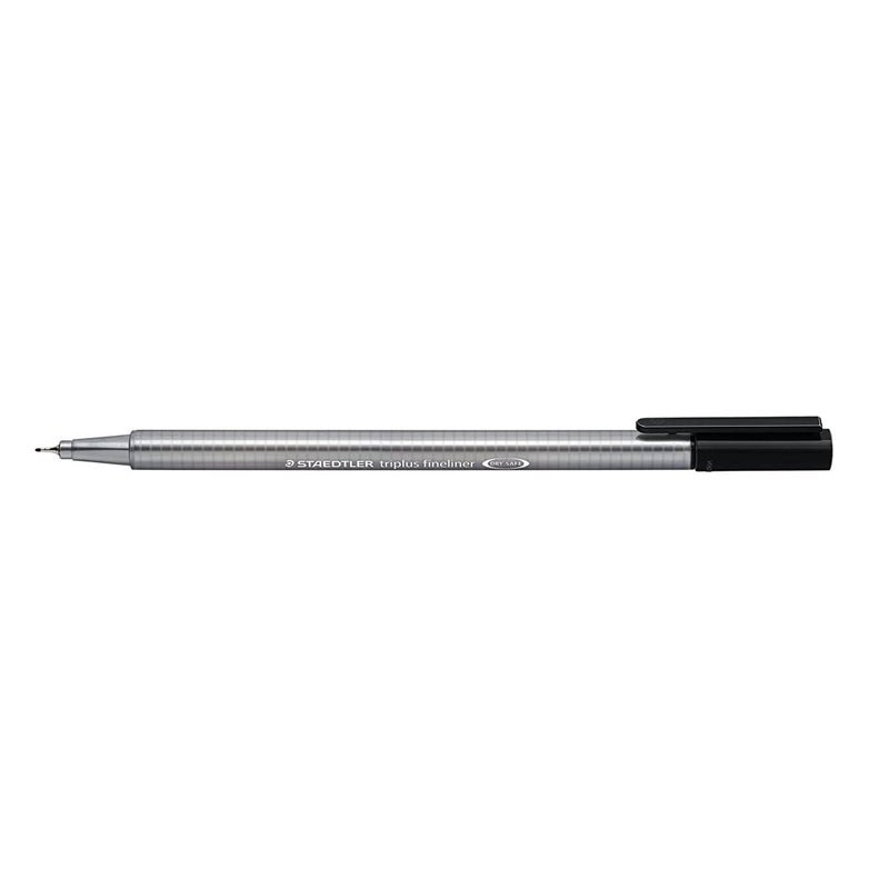 Staedtler 334-9 Triplus Fineliner Tip Pen - Black