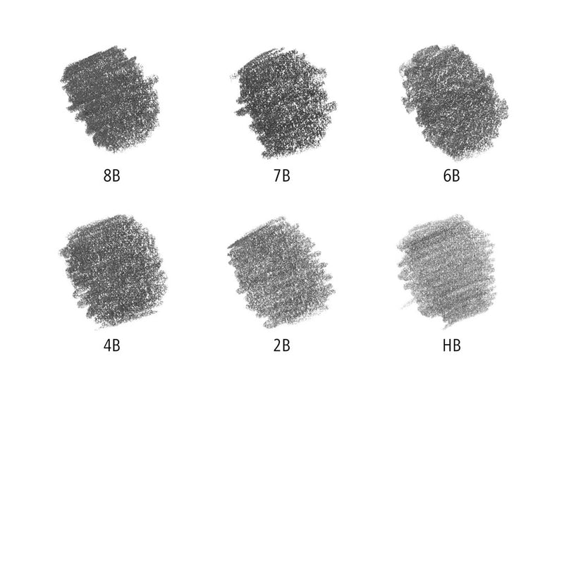 Staedtler Mars Lumograph Artists Pencils - Pack of 6