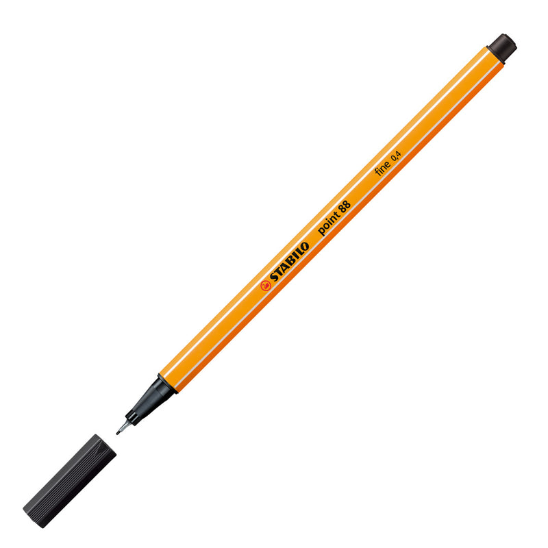 Stabilo Point 88 Fineliner - Wallet of 10 (Assorted Colors)