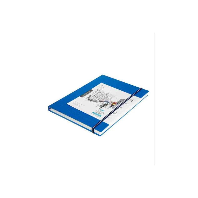 Scholar Decor Sketch Book Blue 130Gsm 64 Sheets Hard Bound  A4 - DSB4