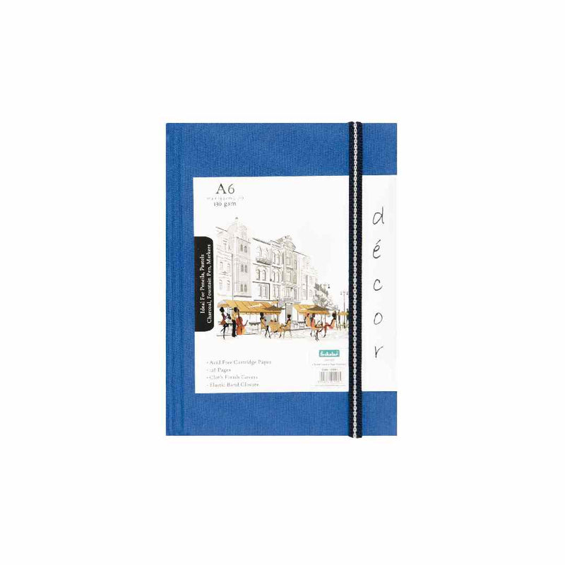 Scholar Decor Sketch Book Blue 130Gsm 64 Sheets A6 - DSB1