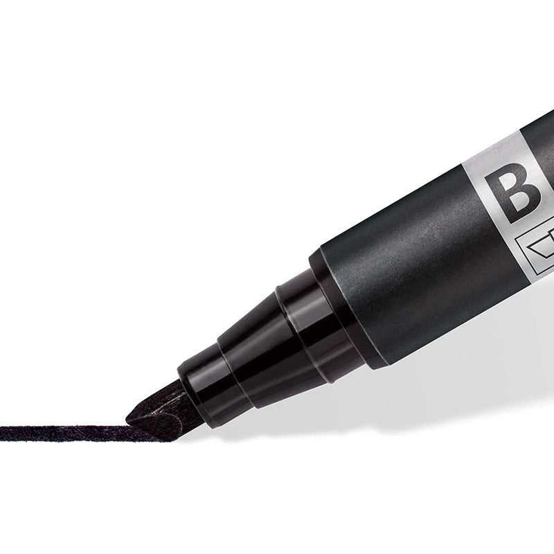 Staedtler Lumocolor Duo 348 348-9 Permanent Marker Black