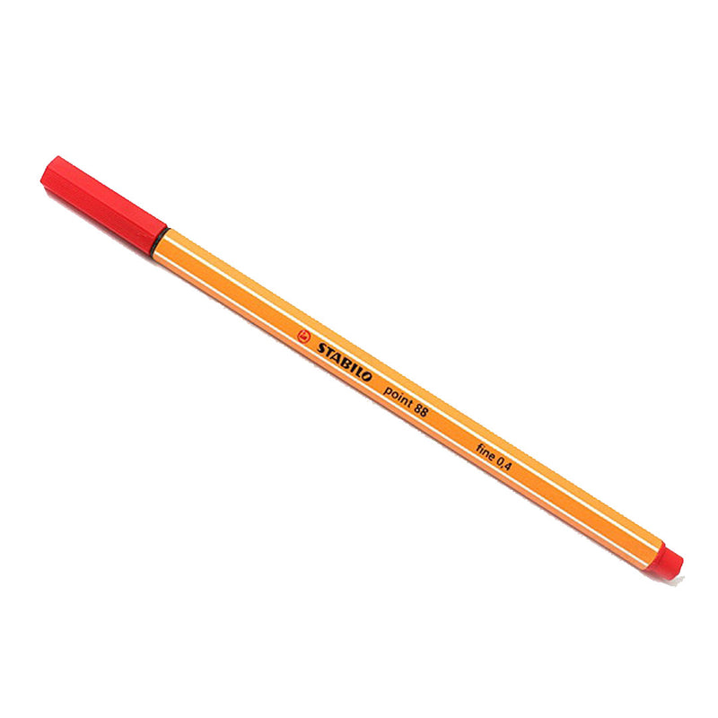 Stabilo Fineliner Pen Red