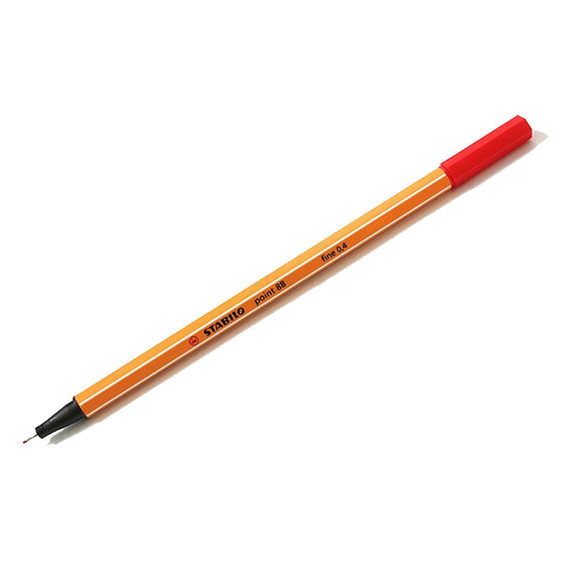 Stabilo Fineliner Pen Red