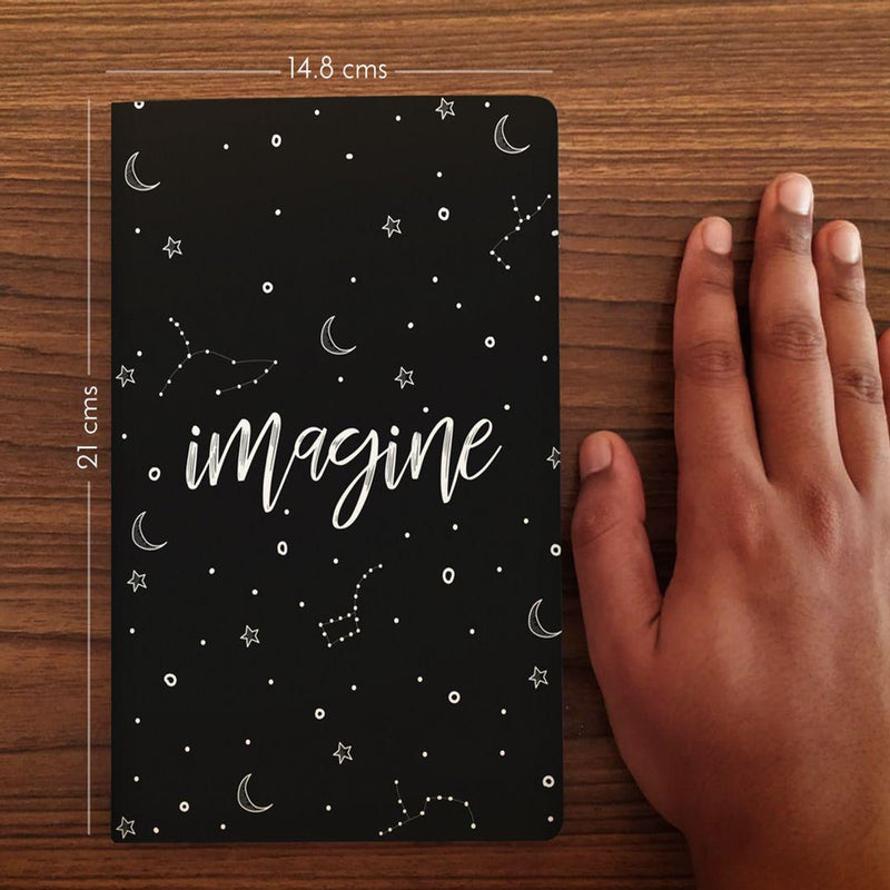 Factor Notes Imagine: All-Purpose Notebook (A5/100Gsm)-144 Pages-Soft Cover-Dot Grid