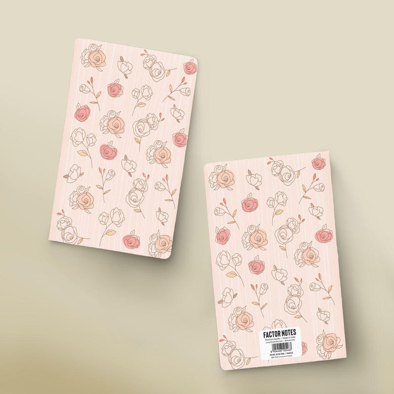 Factor Notes The Pastel Pink Roses: All-Purpose Notebook A5 Doted