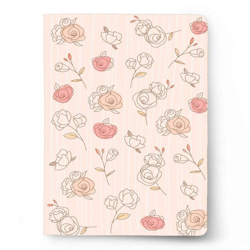 Factor Notes The Pastel Pink Roses: All-Purpose Notebook A5 Doted