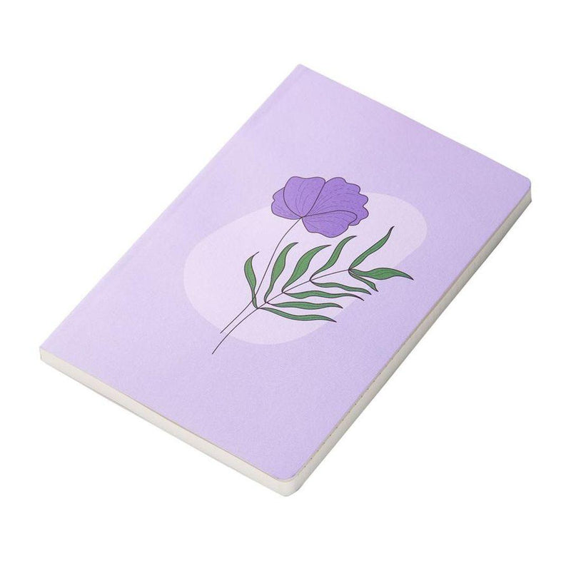 Factor Notes Violet Bloom: All-Purpose Notebook (A5/100Gsm)-144 Pages-Soft Cover-Dot Grid