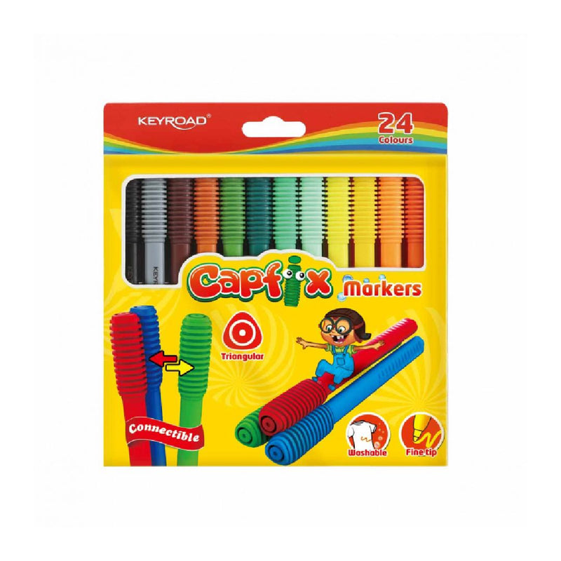 Keyroad Capfix Markers Set of 24 - KR971770
