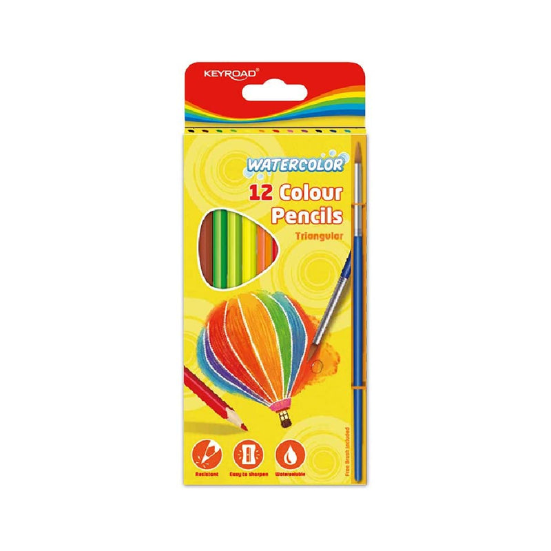 Keyroad Water Colour Pencils Set of 12 - KR971872
