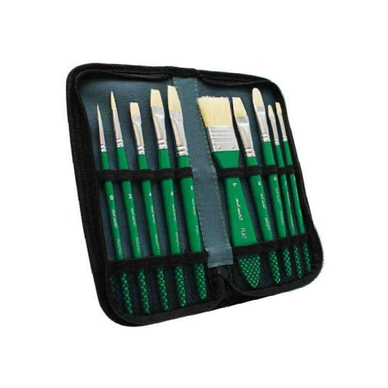 Mont Marte Brush Set In Wallet Set of 11 - Oil