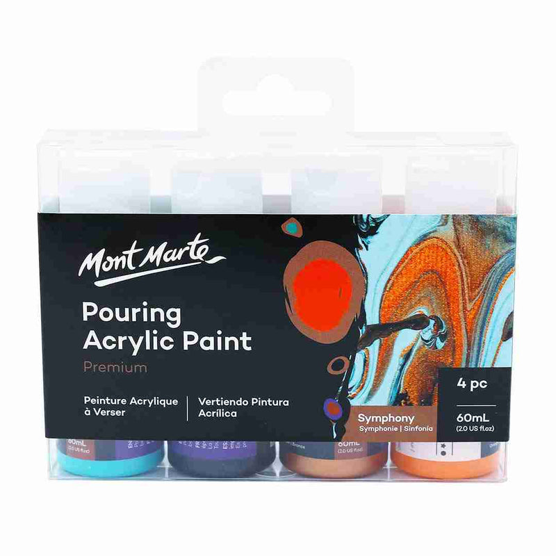 Mont Marte Premium Pouring Acrylic Paint - Symphony