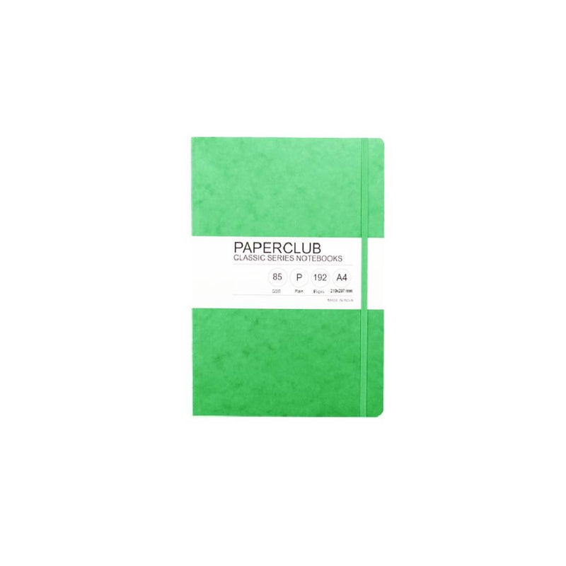 Paper Club Classic Notebook Plain Light Green 192Pages A4 - 53313