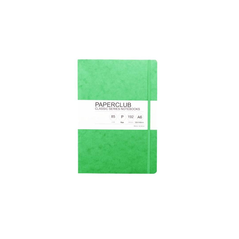 Paper Club Classic Notebook Plain Light Green 192Pages A6 - 53310