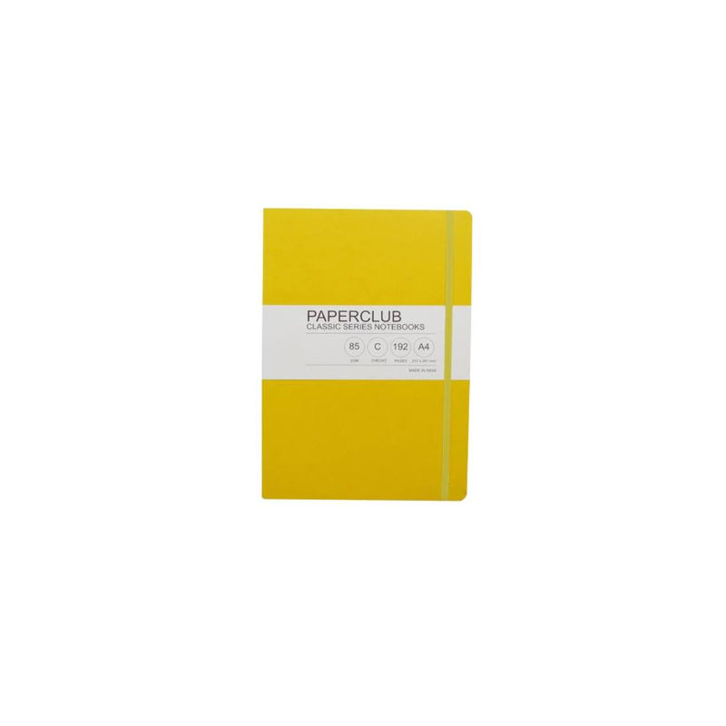 Paper Club Classic Notebook Plain Yellow 192Pages A4 - 53313