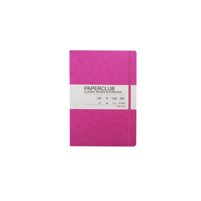 Paper Club Classic Notebook Ruled Pink 192Pages A6 - 53300