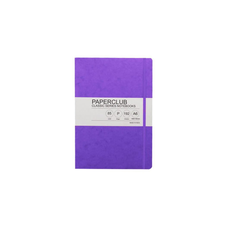 Paper Club Classic Notebook Ruled Violet 192Pages A6 - 53300