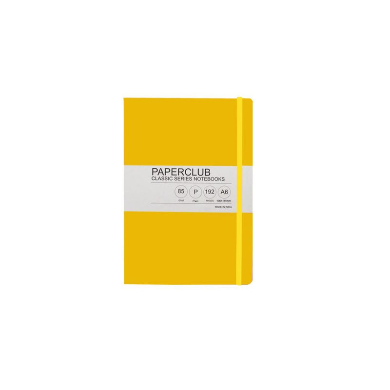 Paper Club Classic Notebook Ruled Yellow 192Pages A6 - 53300