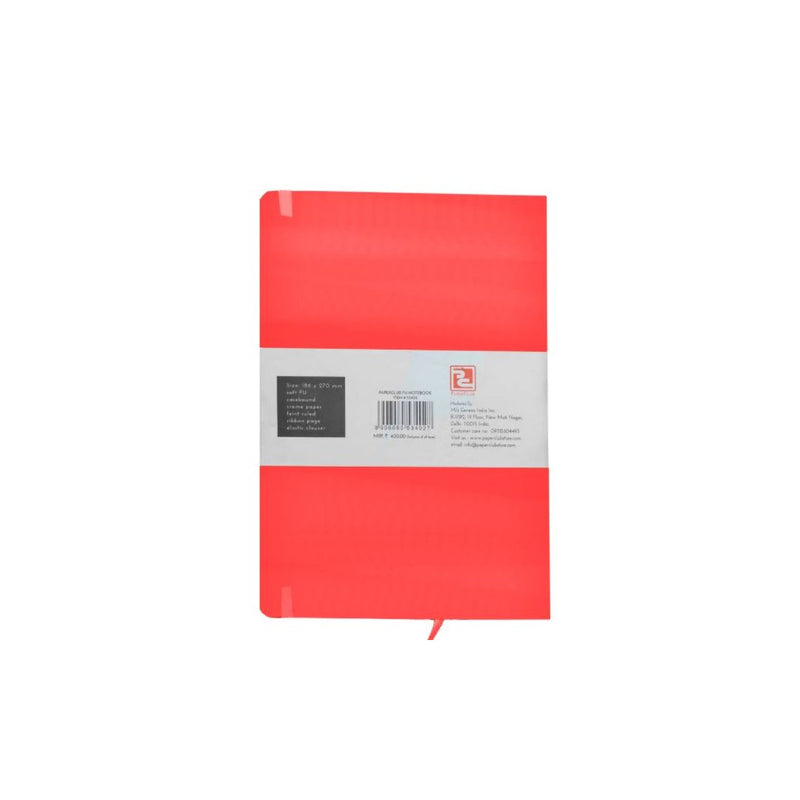 Paper Club Executive Pu Notebook Red 192Pages A4 - 53402