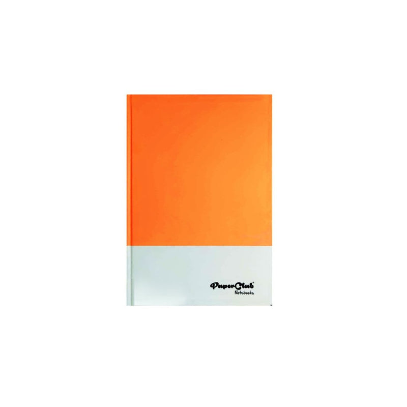 Paper Club Exercise Book Orange Hardbound 192P R A4 - 53381