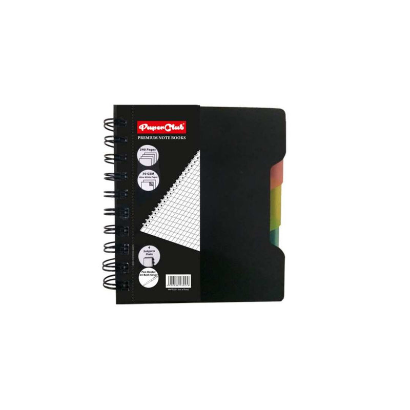 Paper Club Notebook Square 4Subject 240Pages A6 - 53025