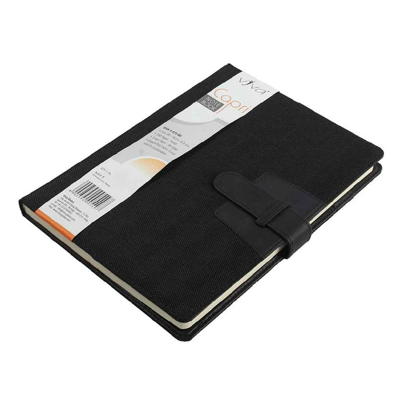 Viva Global Capri B5 Notebook 200 Pages Refillable Jacket Sleeve with Slide Loop Closure