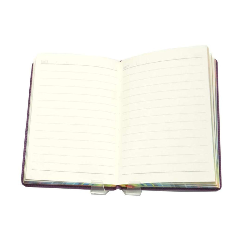 Viva Hexa A6 Journal Notebook Pocket Size 70 GSM 264 Ruled Pages with Colorful Printed Edges