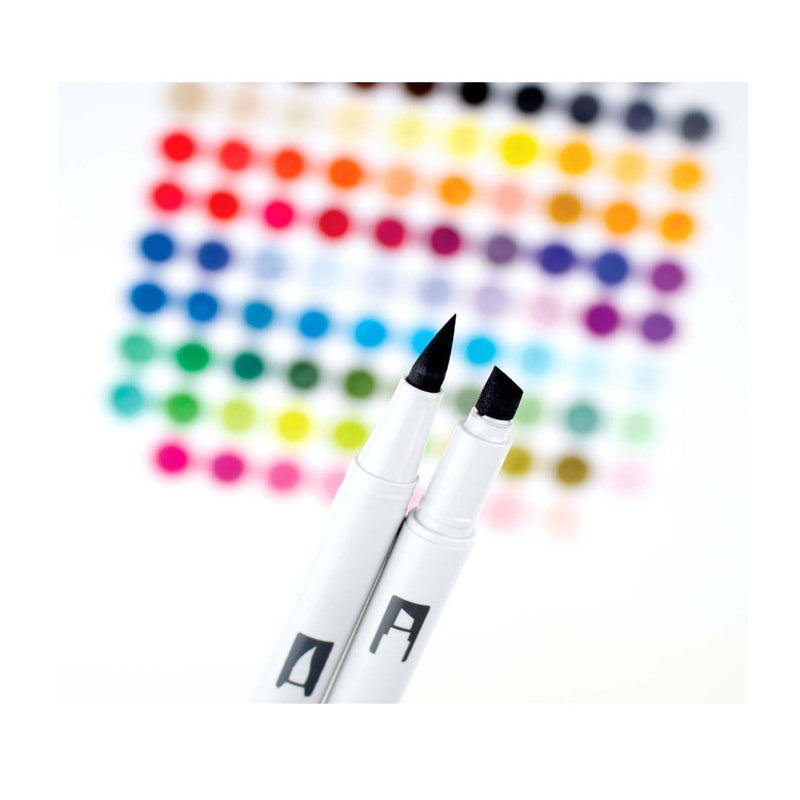 Tombow Dual Brush Pens Gray Pack Of 12  - ABTP12CGR