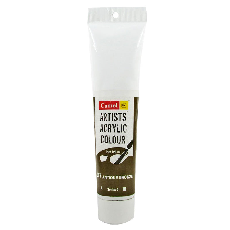 Camel Artist Acrylic Color 120 ML Tube ANTIQUE BRONZE - 007 - Skyblue Stationery Mart