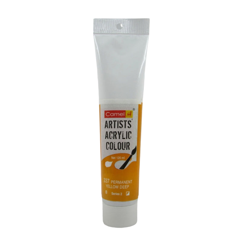 Camel Artist Acrylic Colour 120 Ml Permanent Yellow Deep