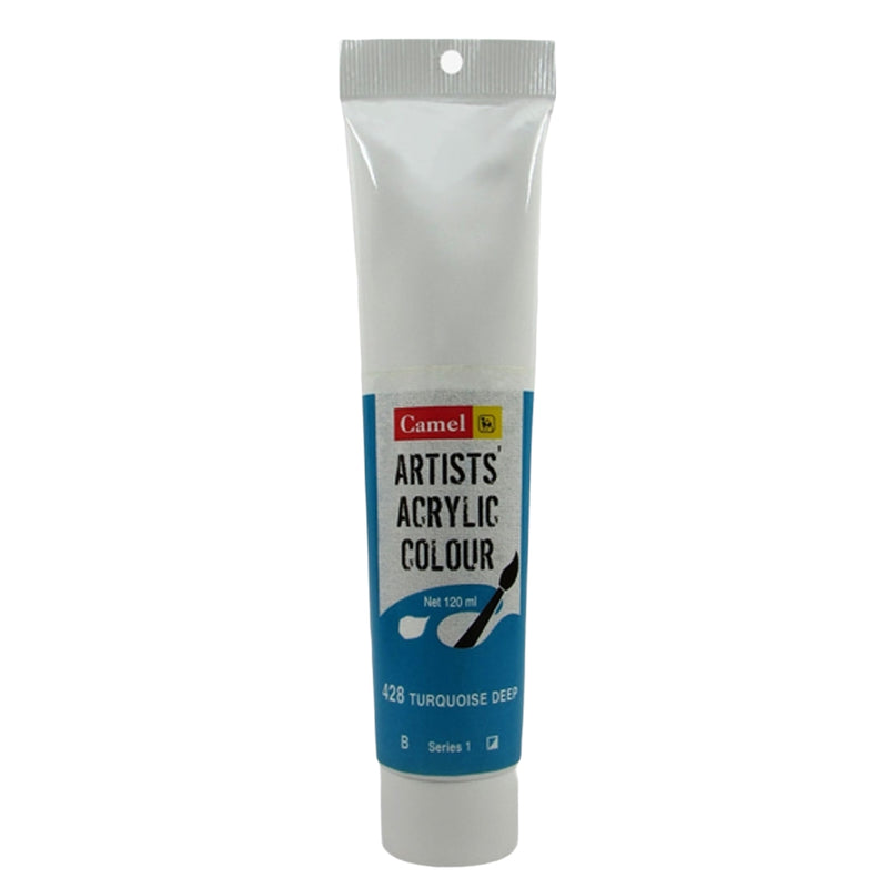 Camel Artist Acrylic Colour Tubes 120 ML Turquoise Deep