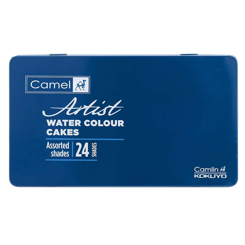 Camel Artist Water Colour Cake Set - Pack of 24 (Blue)
