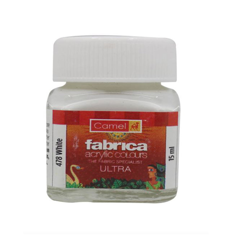 Camel Fabrica Ultra Fabrica Acrylic Colour 15 Ml white