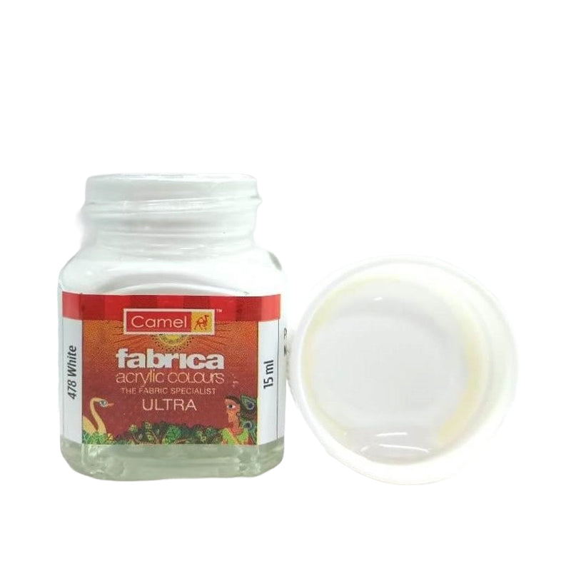 Camel Fabrica Ultra Fabrica Acrylic Colour 15 Ml white