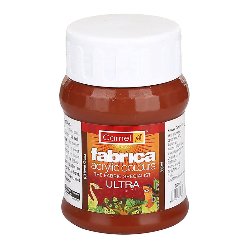 Camel Fabrica Acrylic Colour 500 Ml Burnt Sienna