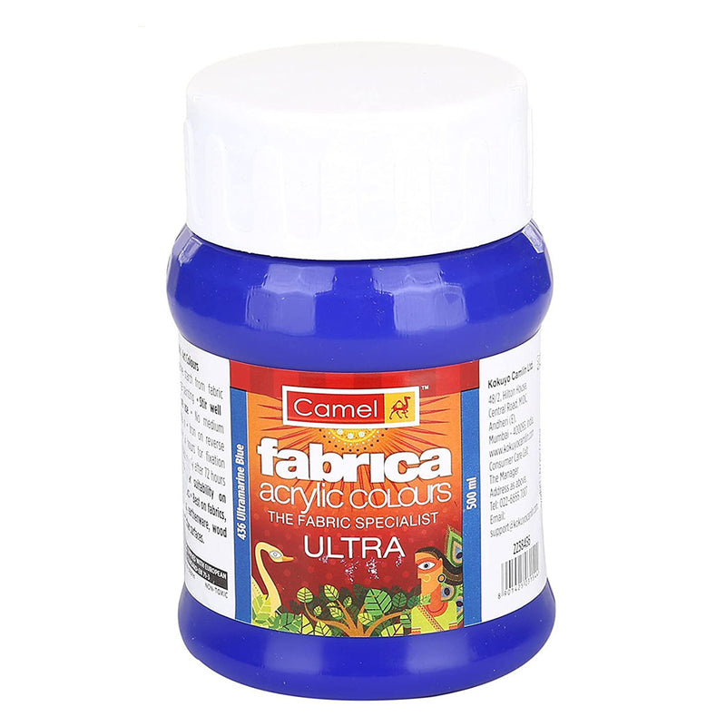 Camel Fabrica Acrylic Colour 500 Ml Ultramarine Blue