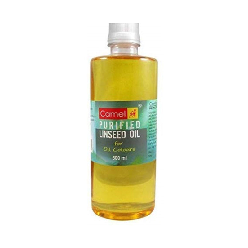 Camel Purified Linseed Oil 500ml - Skyblue Stationery Mart