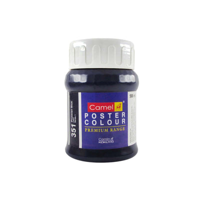 Camel Poster Colour 500 Ml Prussian Blue - Skyblue Stationery Mart