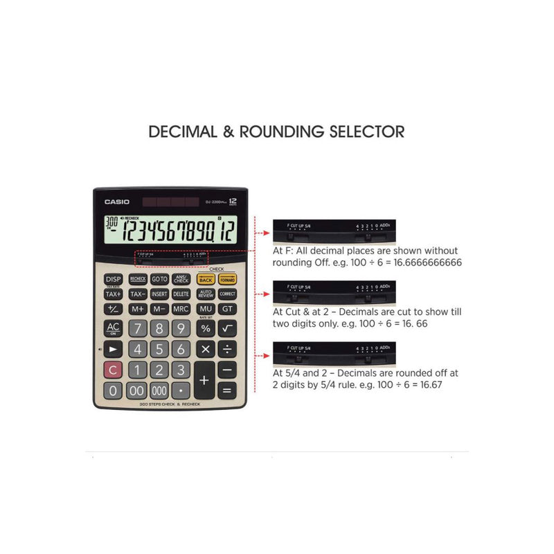 Casio Calculator - DJ220DPLUS