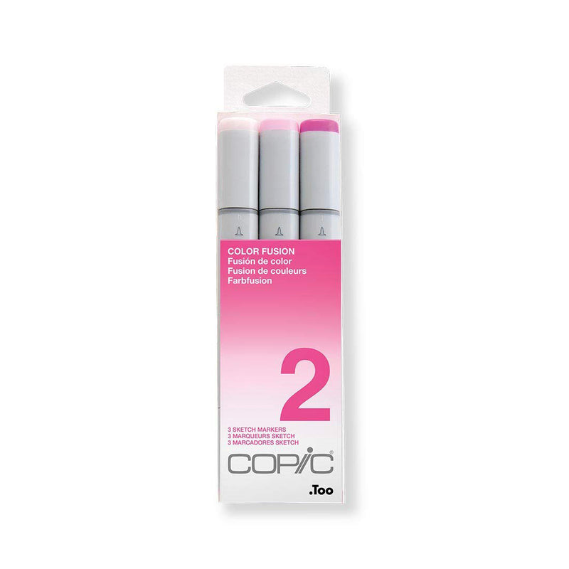 Copic Sketch Marker Pack of 3 Color Fusion Set 2