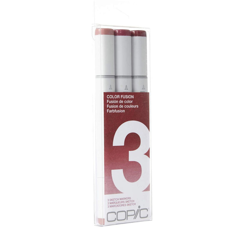 Copic Sketch Marker Pack of 3 Color Fusion Set 3