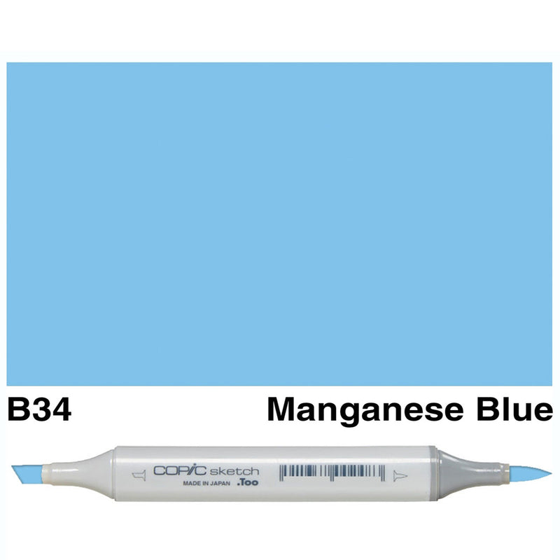 Copic Sketch Marker Manganese Blue - B34