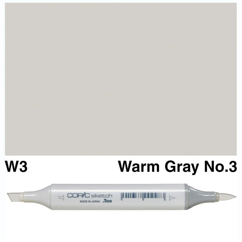 Copic Sketch Marker Warm Gray - W3