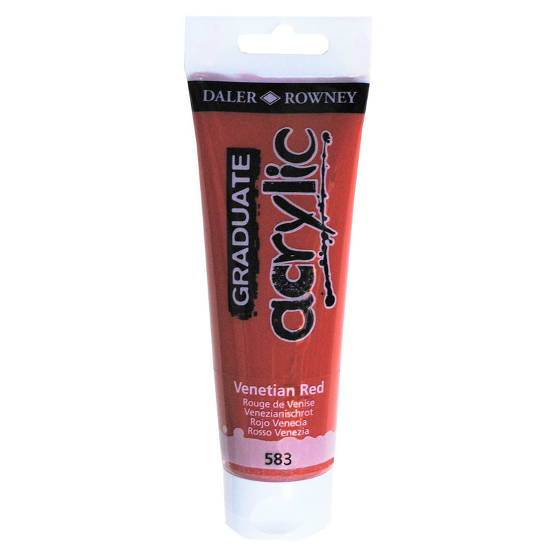 Daler Rowney Graduate Acrylic Color 75Ml Venetian Red