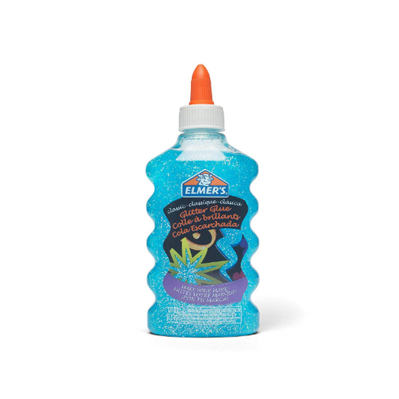 Elmers Glitter Glue Blue 177ml- 2093206