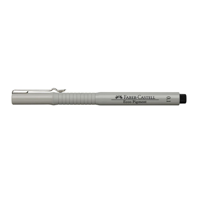 Faber Castell Ecco Pigment Fibre Tip Pen, 0.1mm, Black
