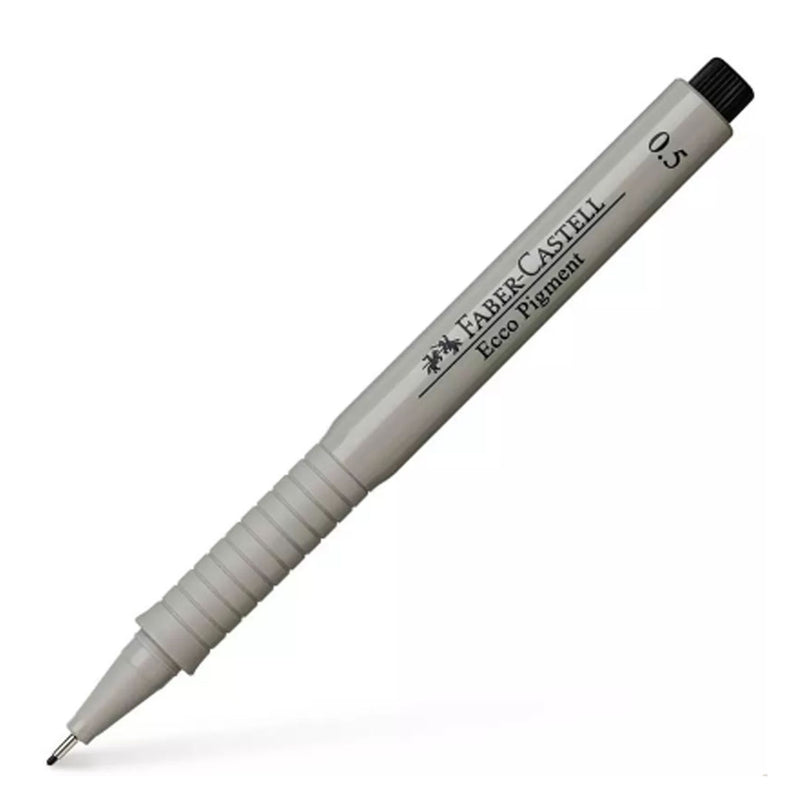 Faber-castell Ecco Pigment Fibre Tip Pen, 0.5mm, Black