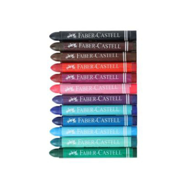 Faber Castell Jumbo Wax Crayons - Set of 24 Shades